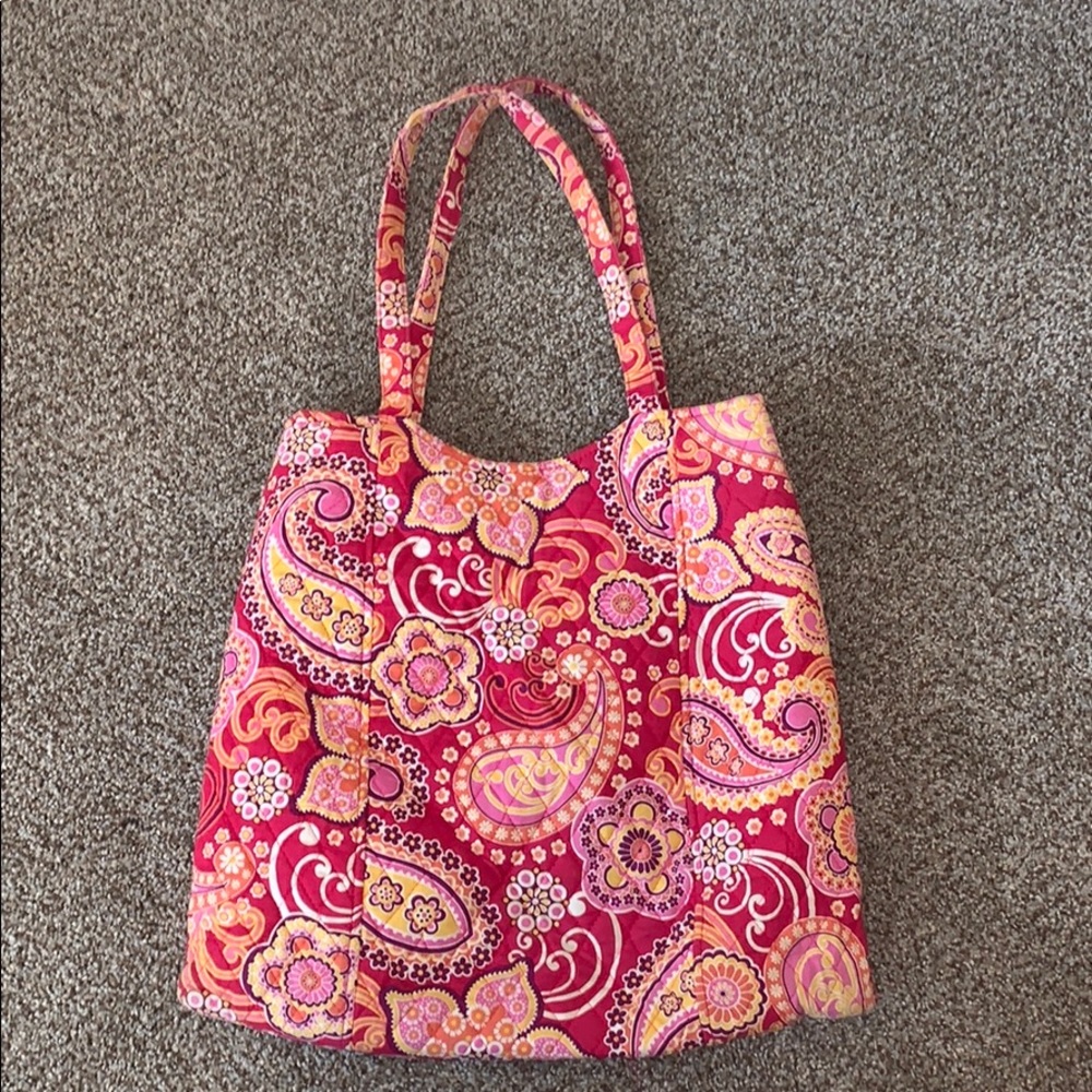 Vera Bradley Raspberry Fizz Retired Tote - image 2
